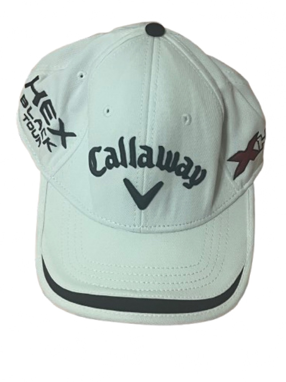 Callaway X Hot HEX Black Tour Odyssey Golf Hat Cap Men’s White Adjustable